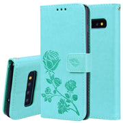 Custodia portafoglio in pelle PU rosa per Galaxy S10 Plus