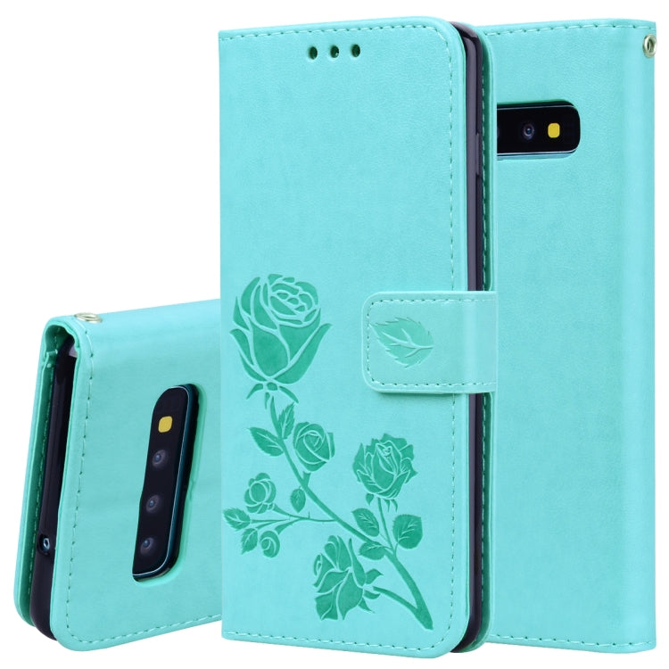 Custodia portafoglio in pelle PU rosa per Galaxy S10