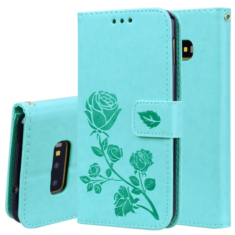Custodia portafoglio in pelle PU rosa per Galaxy S10e