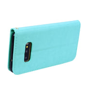 Custodia portafoglio in pelle PU rosa per Galaxy S10e