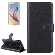 Custodia portafoglio in pelle per Galaxy S6 con slot carte