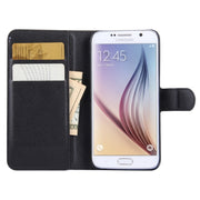 Custodia portafoglio in pelle per Galaxy S6 con slot carte