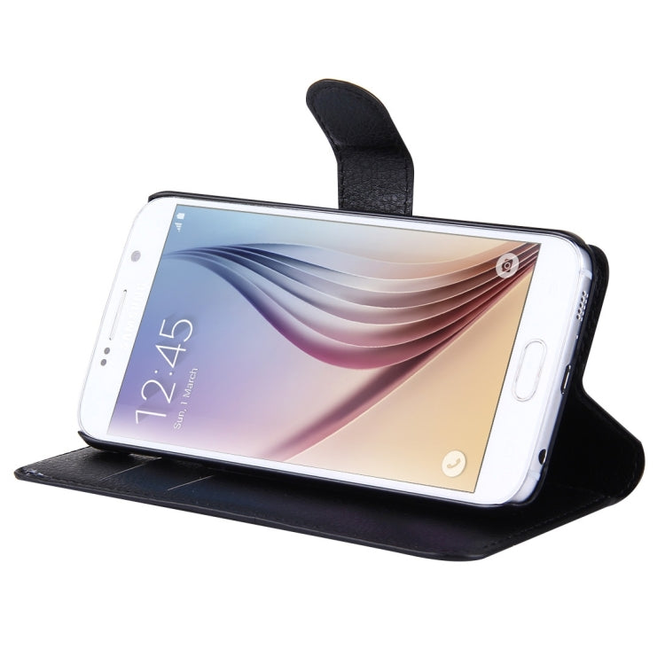 Custodia portafoglio in pelle per Galaxy S6 con slot carte