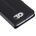 Custodia portafoglio in pelle per Galaxy S6 con slot carte