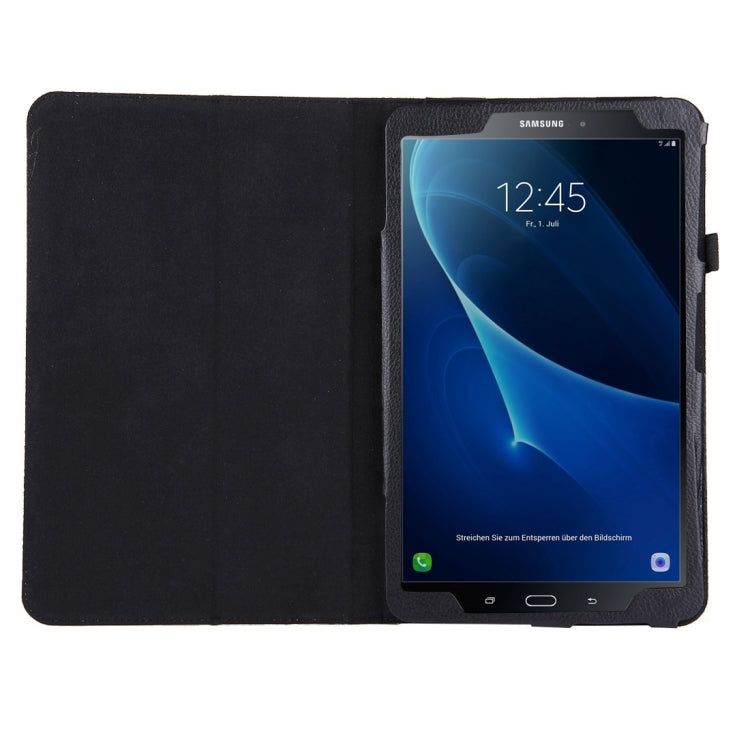 Per Galaxy Tab A 10.1 / T580 Custodia in pelle con vibrazione orizzontale magnetica con texture litchi con supporto e funzione di sospensione/sveglia, For Galaxy Tab A 10.1 (2016), For Galaxy Tab A 10.1 (2016) / T580, Galaxy Tab A 10.1 (2016)