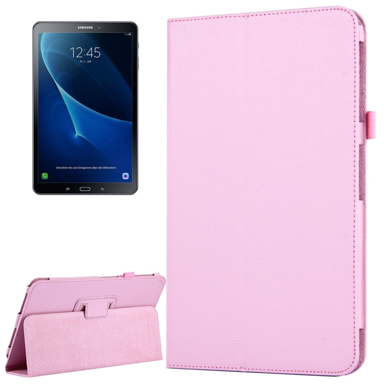 Per Galaxy Tab A 10.1 / T580 Custodia in pelle con vibrazione orizzontale magnetica con texture litchi con supporto e funzione di sospensione/sveglia, For Galaxy Tab A 10.1 (2016), For Galaxy Tab A 10.1 (2016) / T580, Galaxy Tab A 10.1 (2016)