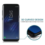 Pellicola vetro temperato 9H privacy per Galaxy S8+ 3D curva