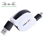Cavo ricarica retrattile USB-C a USB 1m 2A in rame