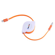 Cavo di ricarica retrattile per sincronizzazione dati da USB-C / Type-C a USB da 1 m 2A 110 fili in rame