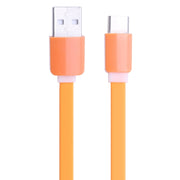 Cavo di ricarica retrattile per sincronizzazione dati da USB-C / Type-C a USB da 1 m 2A 110 fili in rame