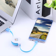 Cavo di ricarica retrattile per sincronizzazione dati da USB-C / Type-C a USB da 1 m 2A 110 fili in rame
