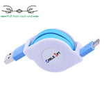Cavo ricarica retrattile USB-C a USB 1m 2A in rame