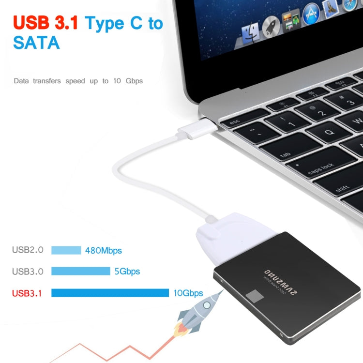 Convertitore cavo adattatore USB-C a SATA 22 pin 23 cm