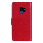 Custodia portafoglio in pelle PU per Samsung Galaxy S9