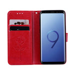 Custodia portafoglio in pelle PU per Samsung Galaxy S9