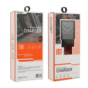 Caricabatterie da viaggio rapido USB a porta singola LZ-715 18 W QC3.0, spina europea, EU Plug