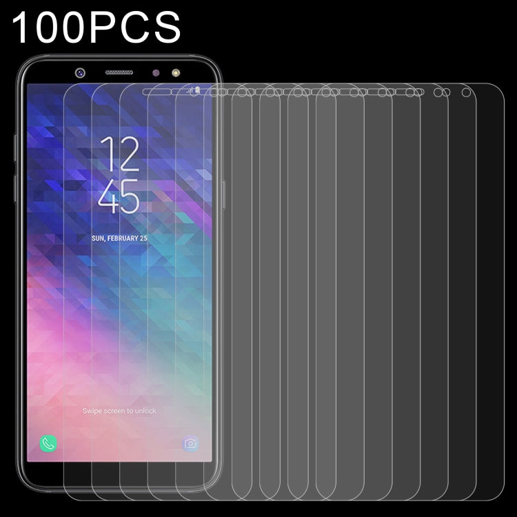Pellicola vetro temperato per Samsung Galaxy A6 (2018) 100 pezzi