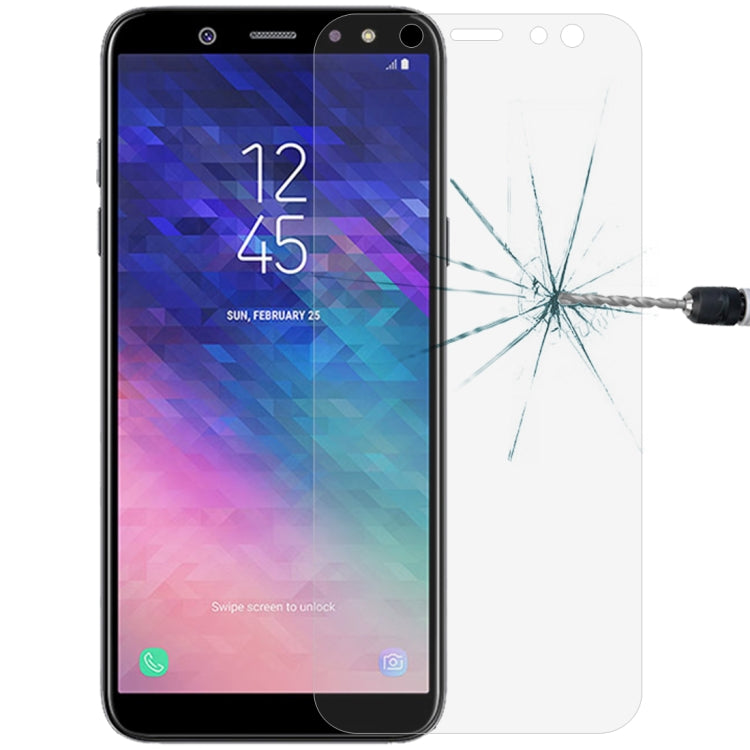 Pellicola in vetro temperato 0,26mm 9H per Galaxy A6+ 2018