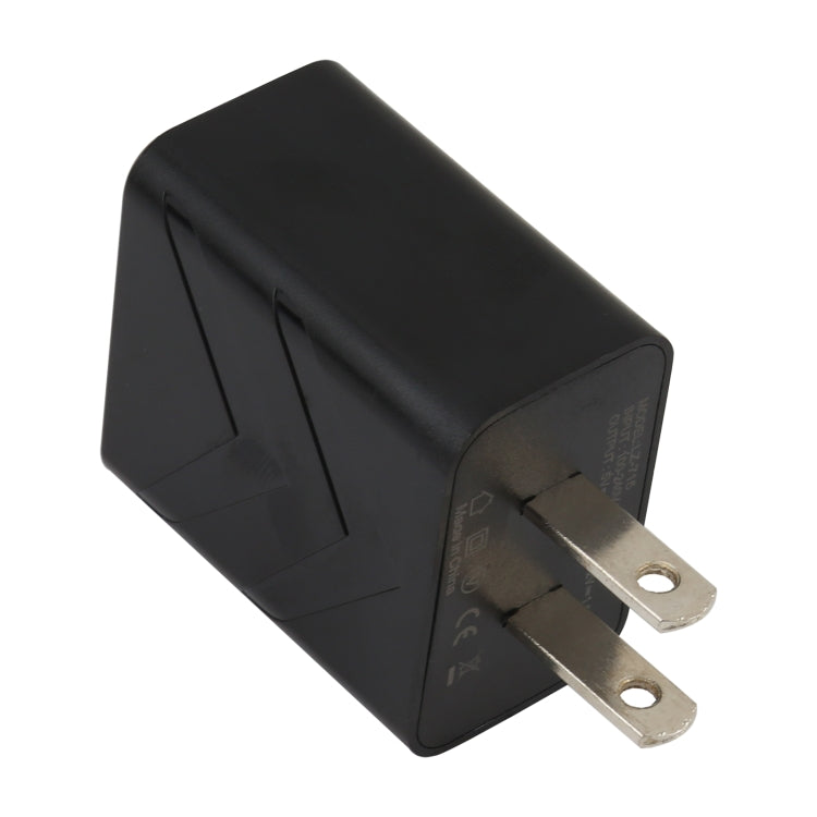 Caricabatterie da viaggio rapido USB 18W QC3.0 US Plug