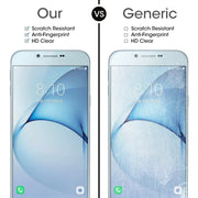 Pellicola in vetro temperato 10 pezzi per Galaxy A8 2016