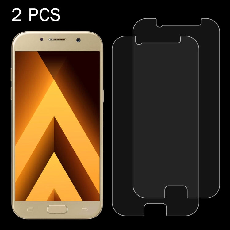 Pellicola vetro temperato 2 pezzi per Galaxy A3 2017 9H