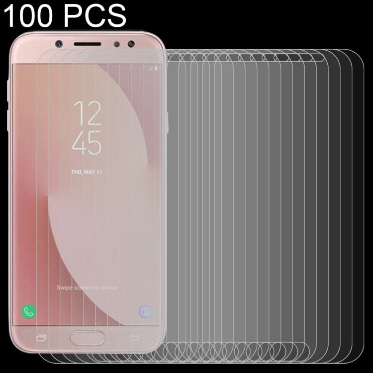 Pellicola in vetro temperato per Galaxy J7 Pro 100 pezzi