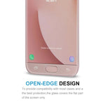 Pellicola in vetro temperato per Galaxy J7 Pro 100 pezzi