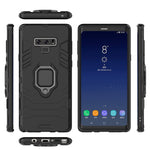 Custodia TPU antiurto con anello magnetico per Galaxy Note 9