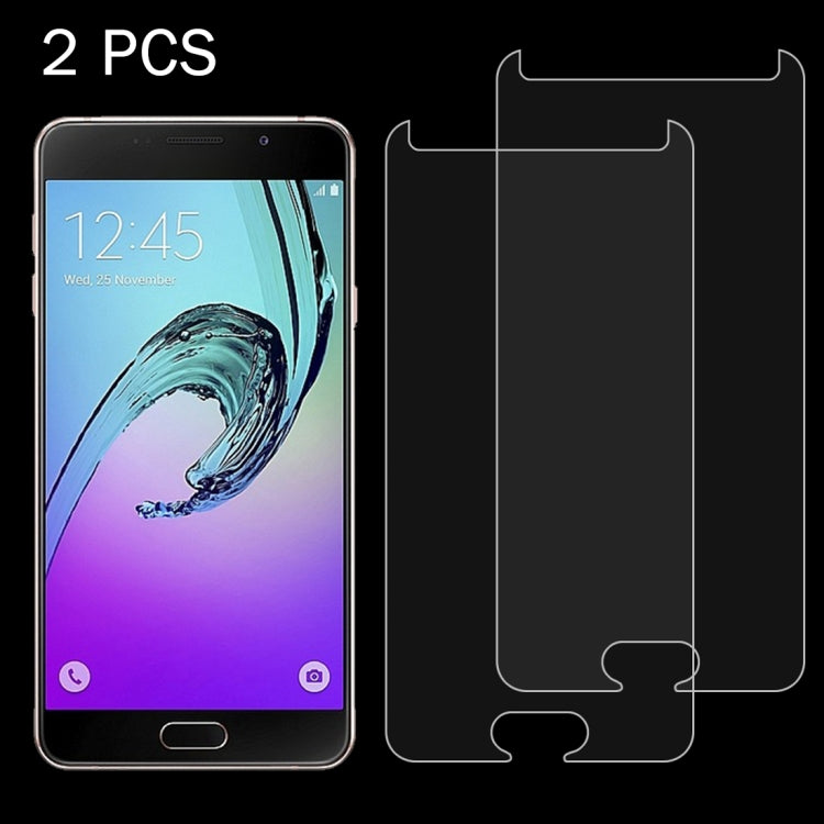 Pellicola vetro temperato Galaxy A3 2017 9H 0,26 mm 2 pezzi