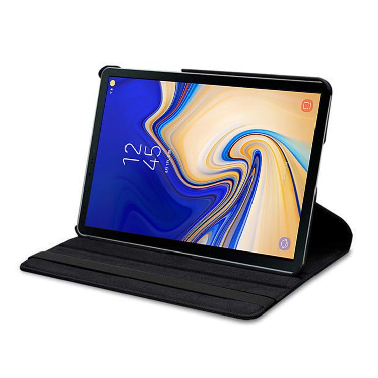 Custodia in pelle con rotazione orizzontale con trama litchi e rotazione di 360 gradi per Galaxy Tab S4 10.5 T830 / T835, con supporto, For Galaxy Tab S4 10.5 T830 / T835