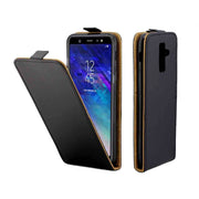 Custodia portafoglio pelle TPU per Samsung Galaxy A6 Plus