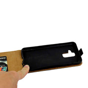 Custodia portafoglio pelle TPU per Samsung Galaxy A6 Plus