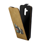 Custodia portafoglio pelle TPU per Samsung Galaxy A6 Plus