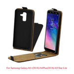 Custodia portafoglio pelle TPU per Samsung Galaxy A6 Plus