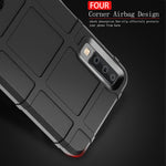Custodia silicone protettiva per Galaxy A7 2018