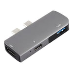 Adattatore Hub USB-C doppia porta con HDMI 4K