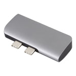 Adattatore Hub USB-C doppia porta con HDMI 4K