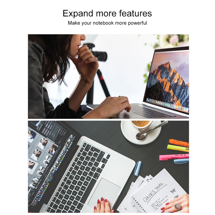 Adattatore Hub USB-C doppia porta con HDMI 4K