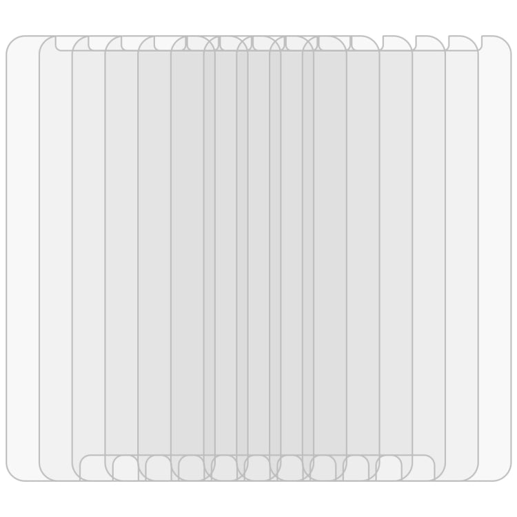 50 pezzi per Galaxy J3 (2017) (versione UE) 0,26 mm 9H Durezza superficiale 2,5D Pellicola per schermo in vetro temperato a schermo intero antideflagrante, For Galaxy J3 (2017) (EU Version) (50 PCS)