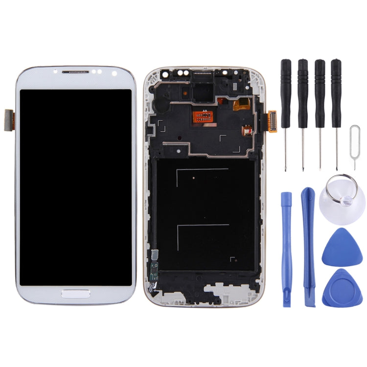 Display LCD (TFT) + pannello touch con cornice per Galaxy S IV / i9500 / i9505, For Samsung Galaxy S IV (Frame), For Galaxy S IV