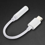 Convertitore adattatore USB-C/Type-C maschio a femmina audio da 3,5 mm da 12,5 cm, 12.5cm Type-C to 3.5mm