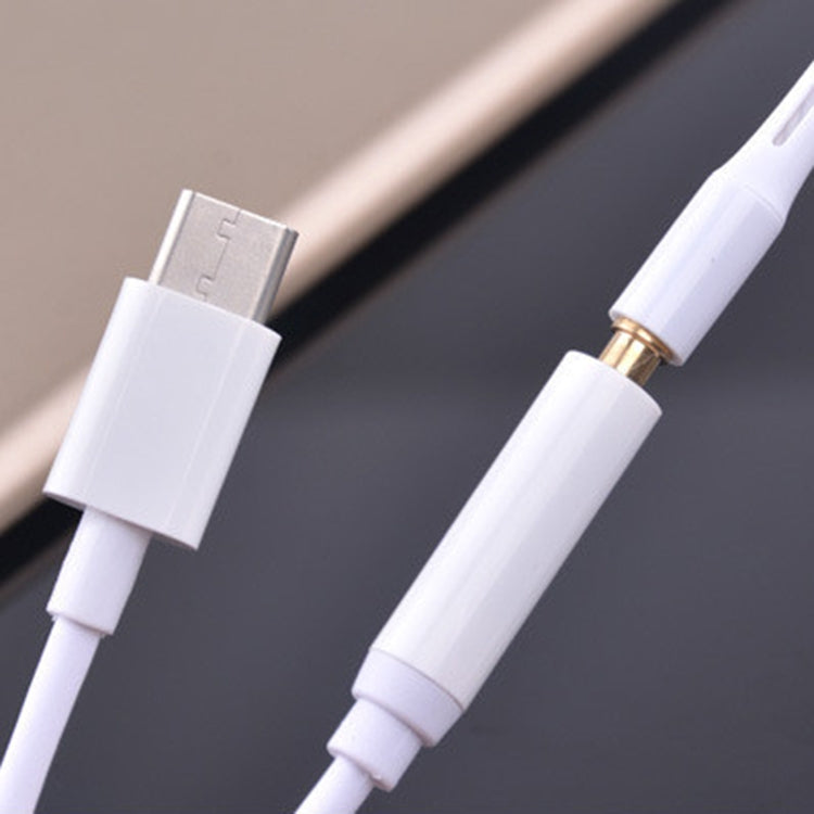 Convertitore adattatore USB-C/Type-C maschio a femmina audio da 3,5 mm da 12,5 cm, 12.5cm Type-C to 3.5mm