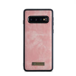 Custodia portafoglio in pelle per Samsung Galaxy S10
