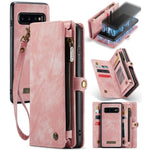 Custodia portafoglio in pelle per Samsung Galaxy S10