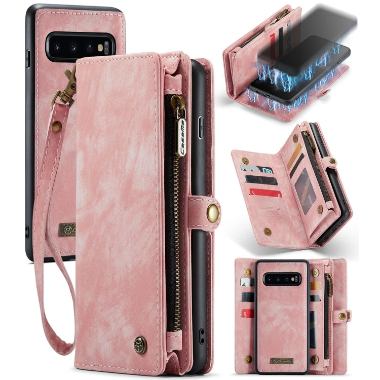 Custodia portafoglio in pelle per Samsung Galaxy S10