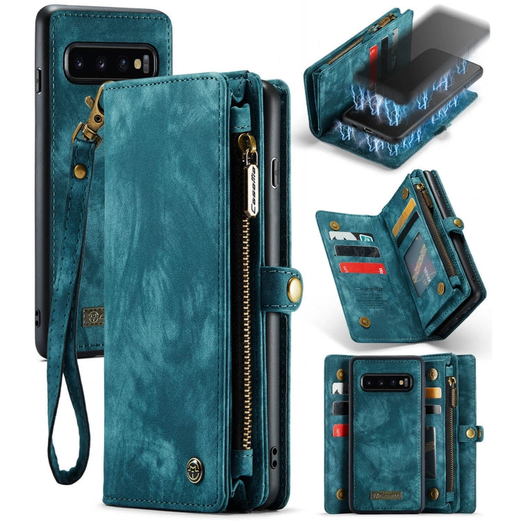 Custodia portafoglio in pelle per Samsung Galaxy S10