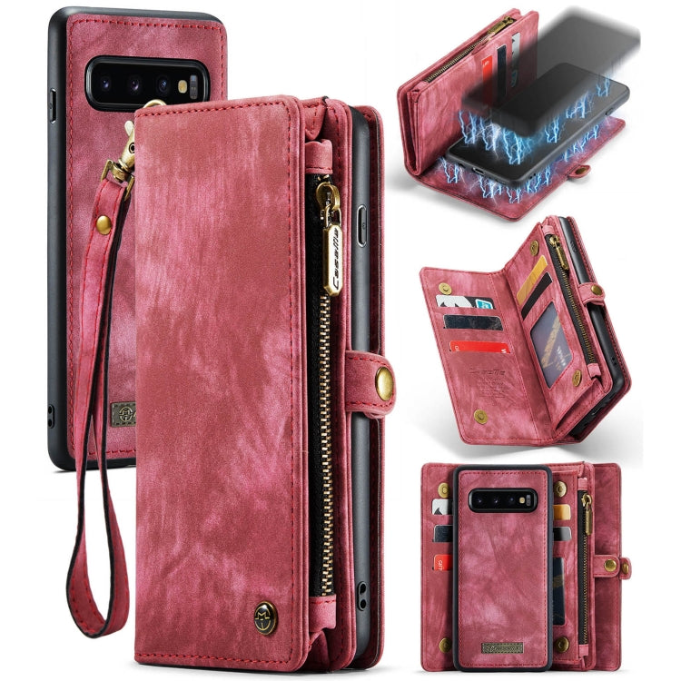 Custodia portafoglio in pelle per Samsung Galaxy S10