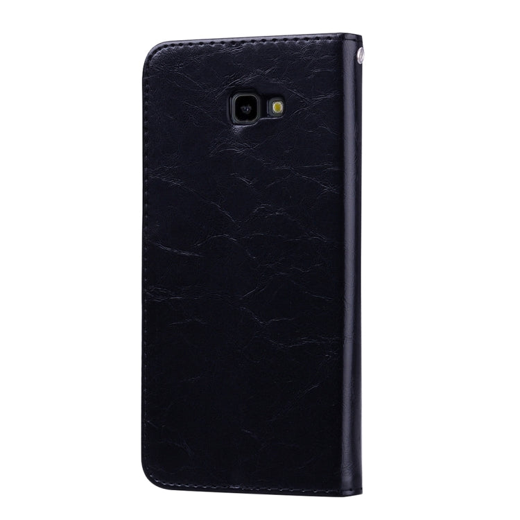 Custodia portafoglio in pelle per Galaxy J4+ con slot carte