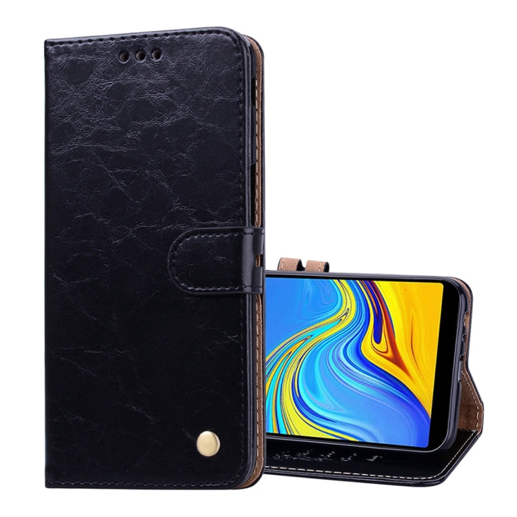 Custodia portafoglio in pelle per Galaxy J6+ con supporto