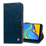 Custodia portafoglio in pelle per Galaxy J6+ con supporto